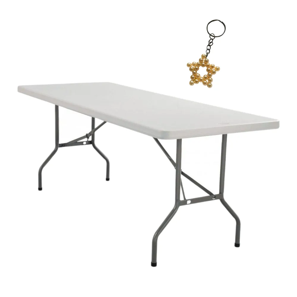 1.8m Folding Trestle Table and handmade key holder