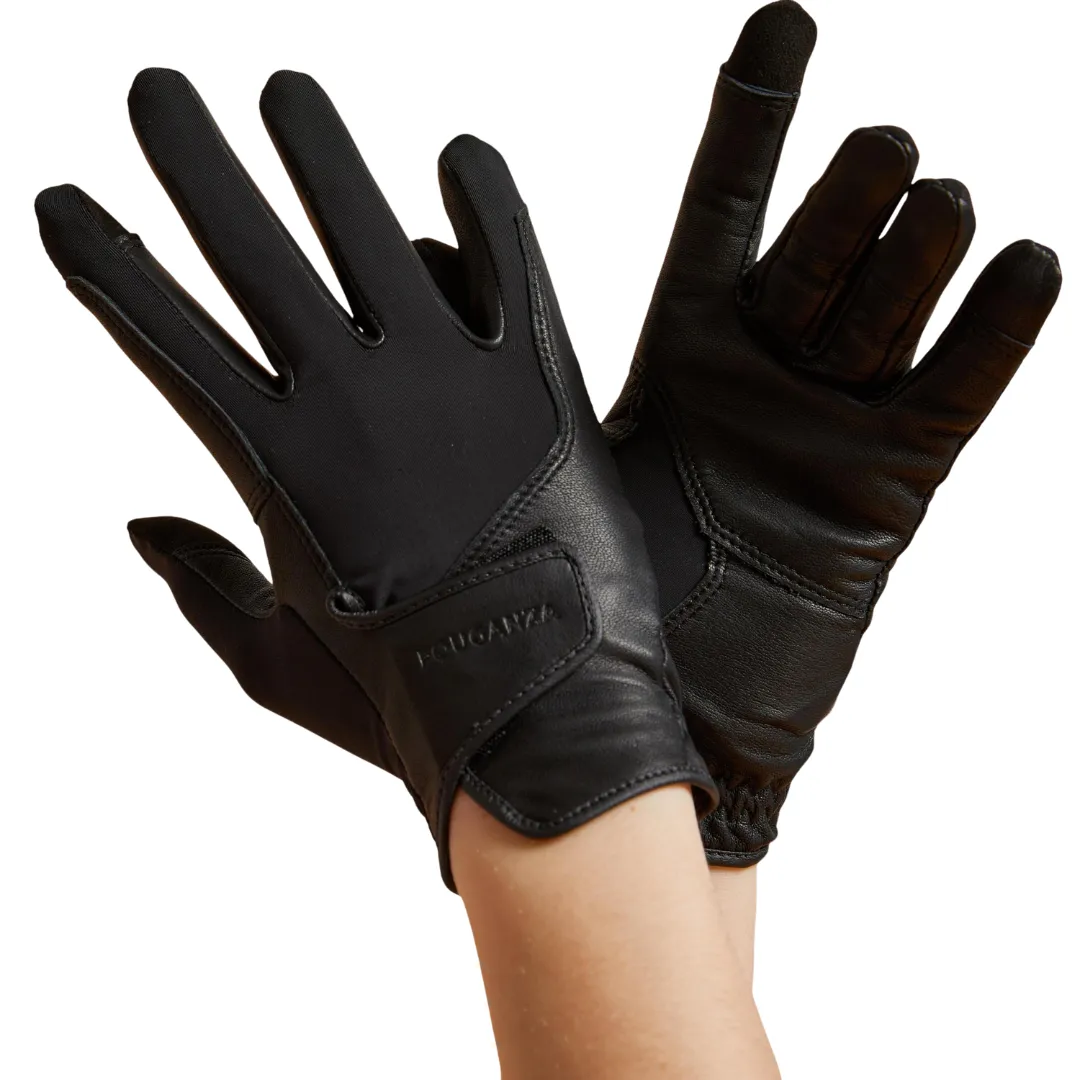 Fouganza Adult Horse Riding Leather Gloves - XL
