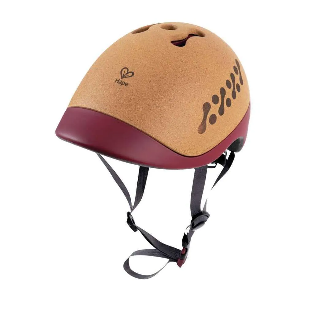 Hape Cork Safety Helmet - Red, Brown