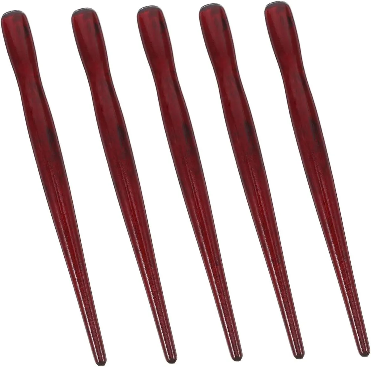 5pcs Wooden Dip Pen Holder for Calligraphy and Cartoon Painting