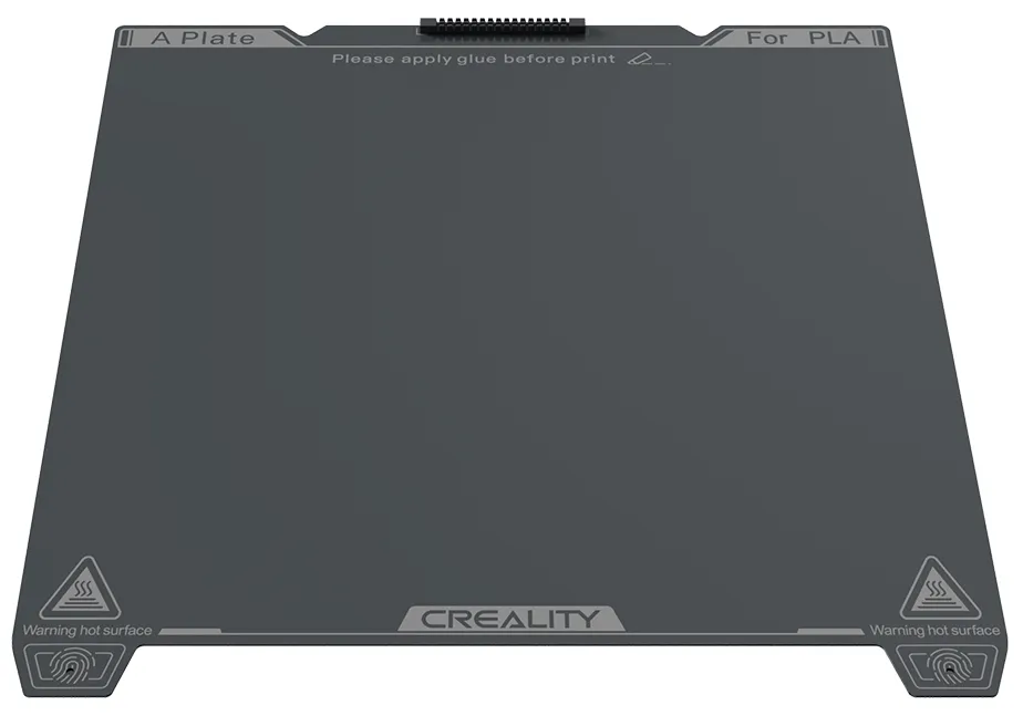 Creality K1C Textured PEI Bed 235×235mm - Spring Steel Build Plate