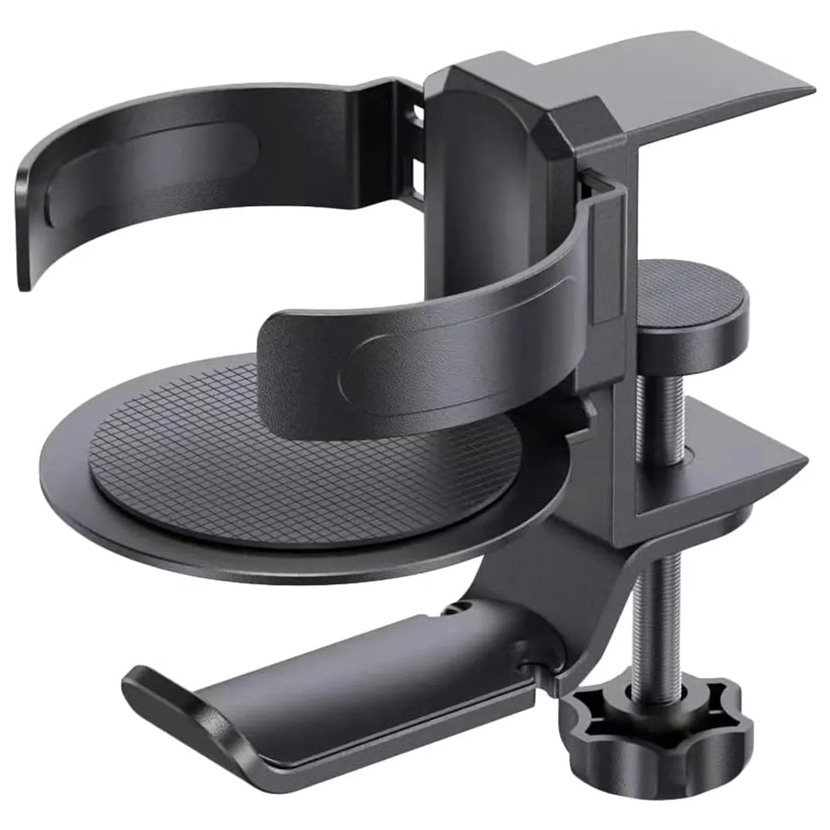Headphone Hanger Desk Cup Holder clamp 2 in 1 Headphone Stand Cup Stand