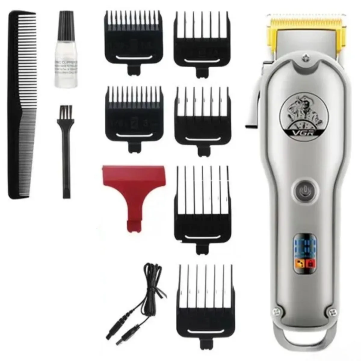 VGR- Professional Hair Clipper with LED Display