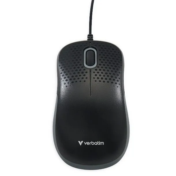 Verbatim Silent Optical Mouse - 1000 DPI Ergonomic Design