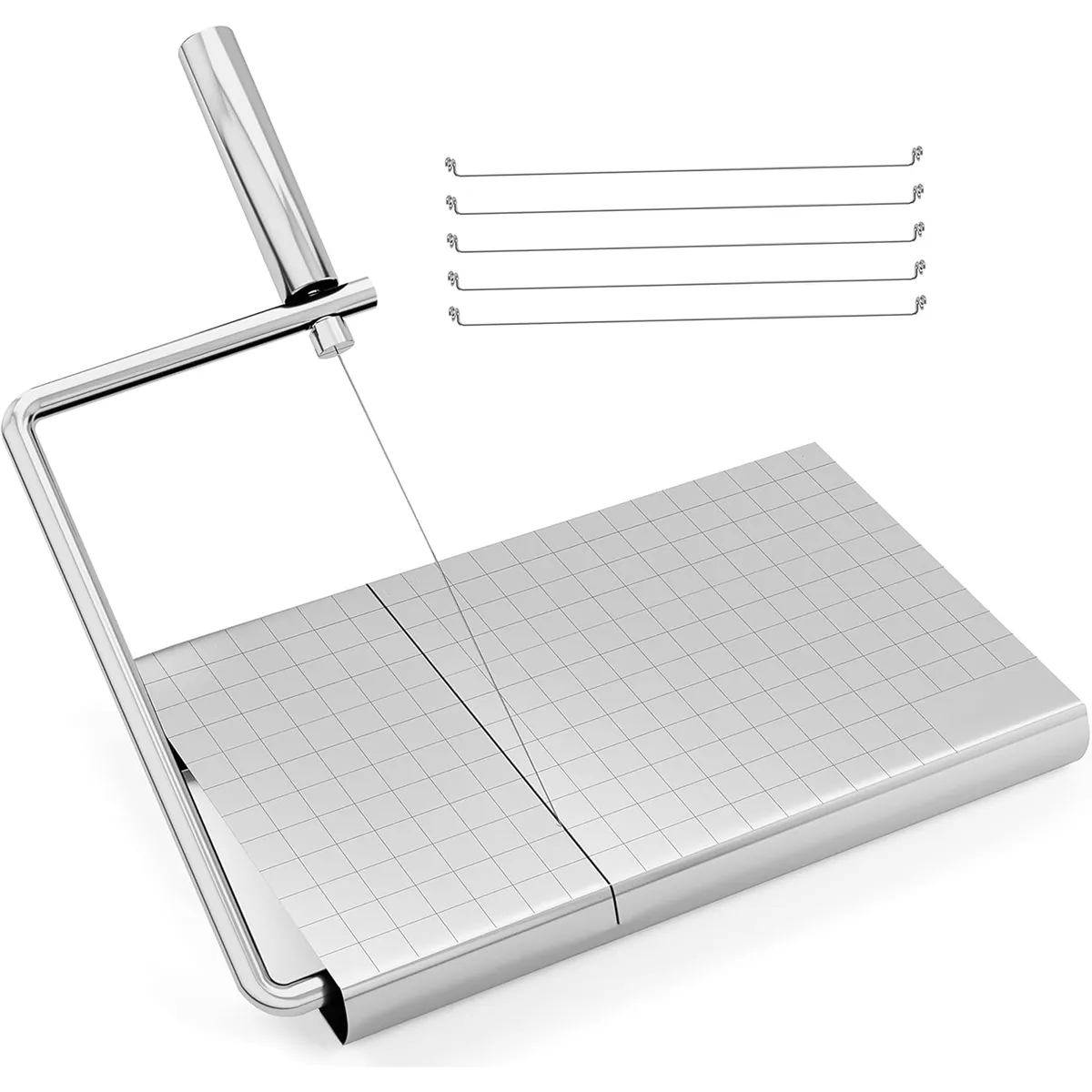 Stainless Steel Cheese Slicer Sausage Butter Ham Cutter Kitchen Slicer