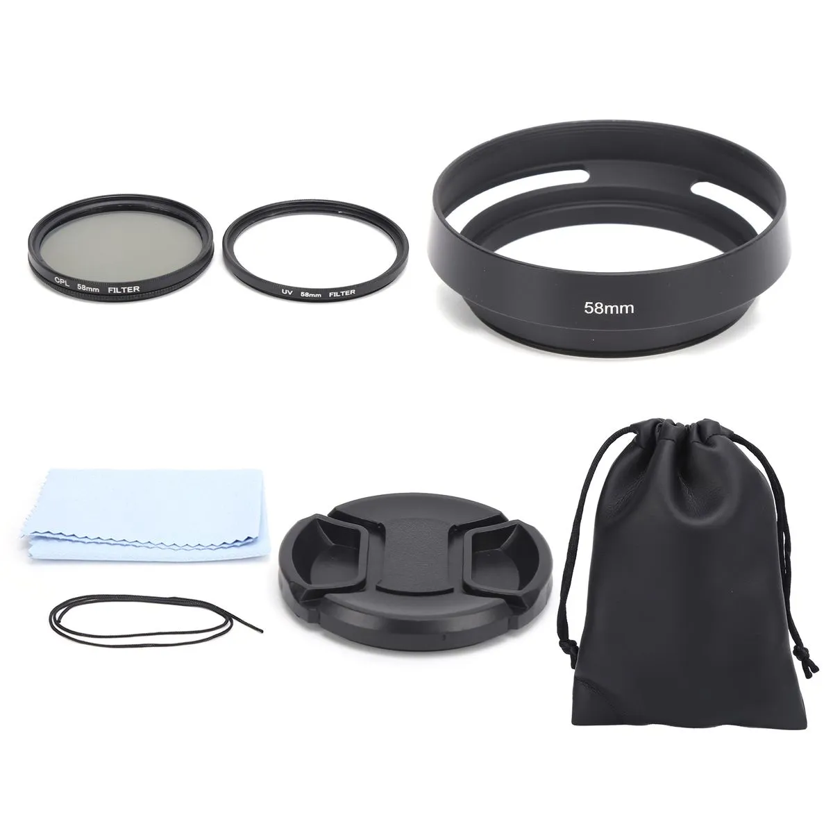 6-in-1 58mm Filter Kit with Hood