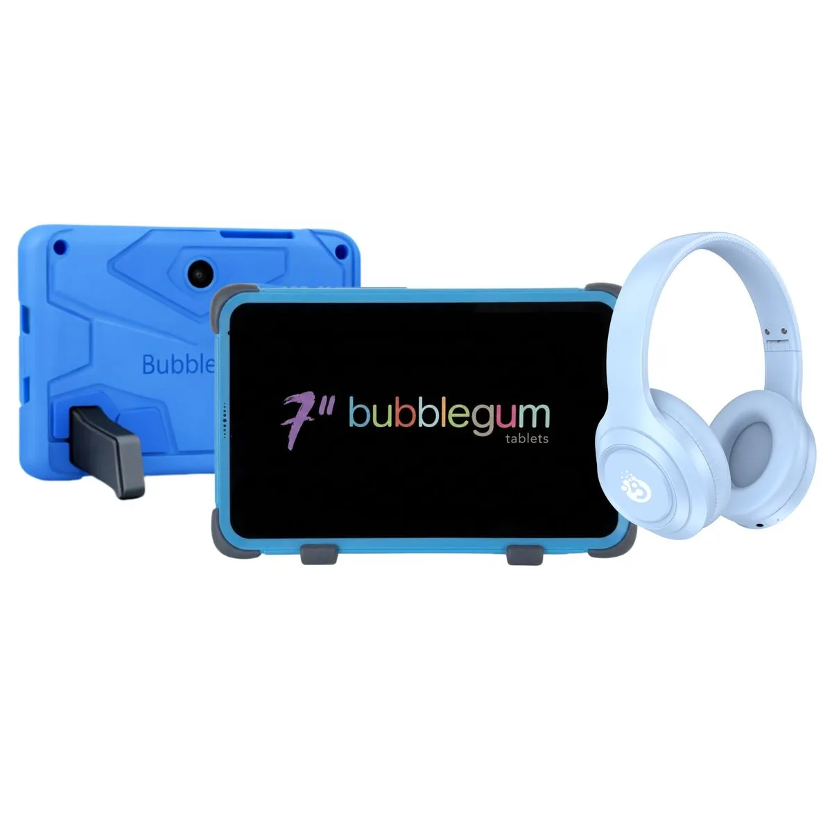 7" Kids Tablet | SIM Android 11 - Cover & Headphones | Bubblegum - Blue