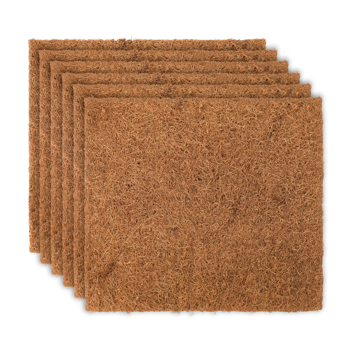 6 Pieces Chicken Coop Insulation Mat Coconut Fiber 33x33cm