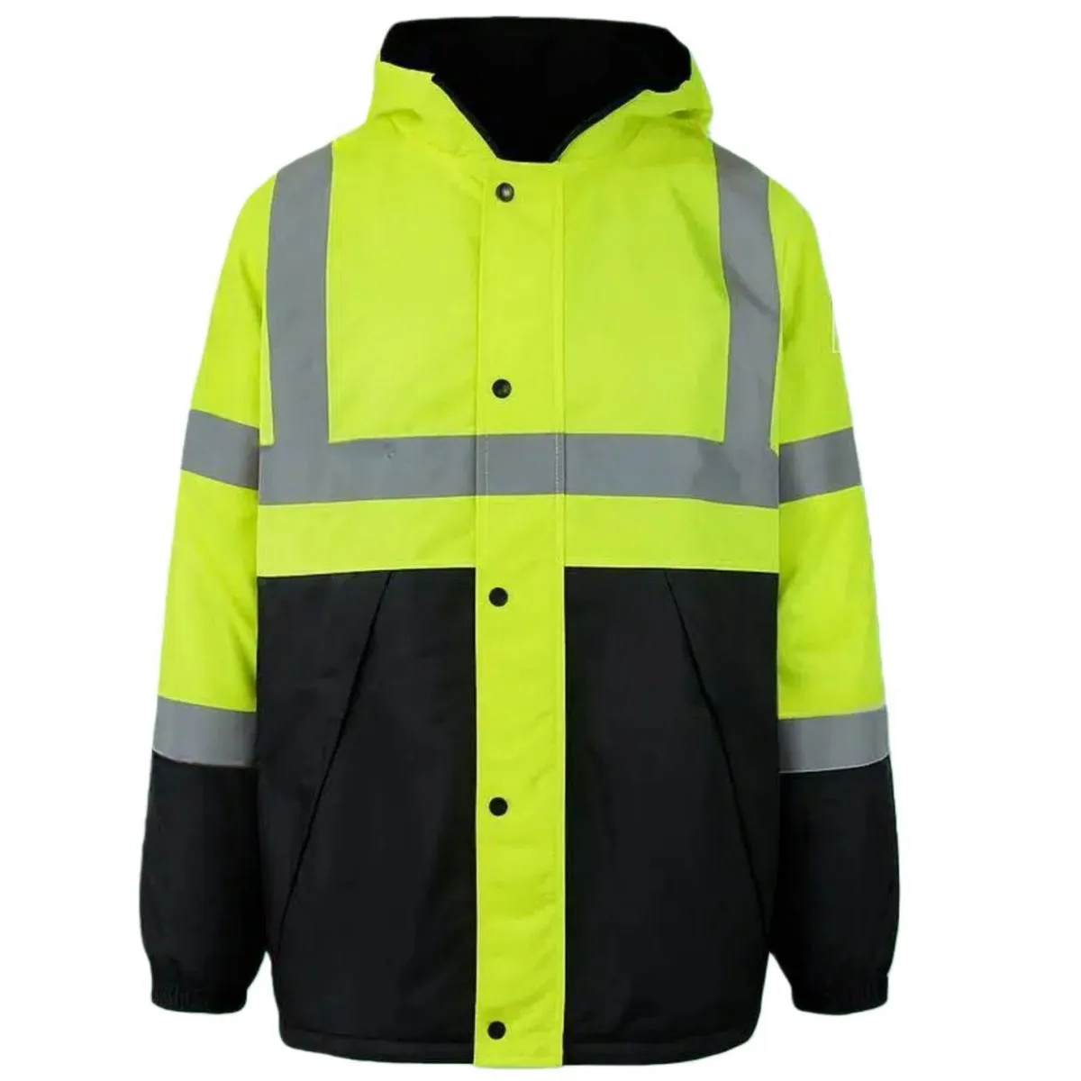 Insulated Reflective Work Jacket Waterproof Construction Coat Thermal