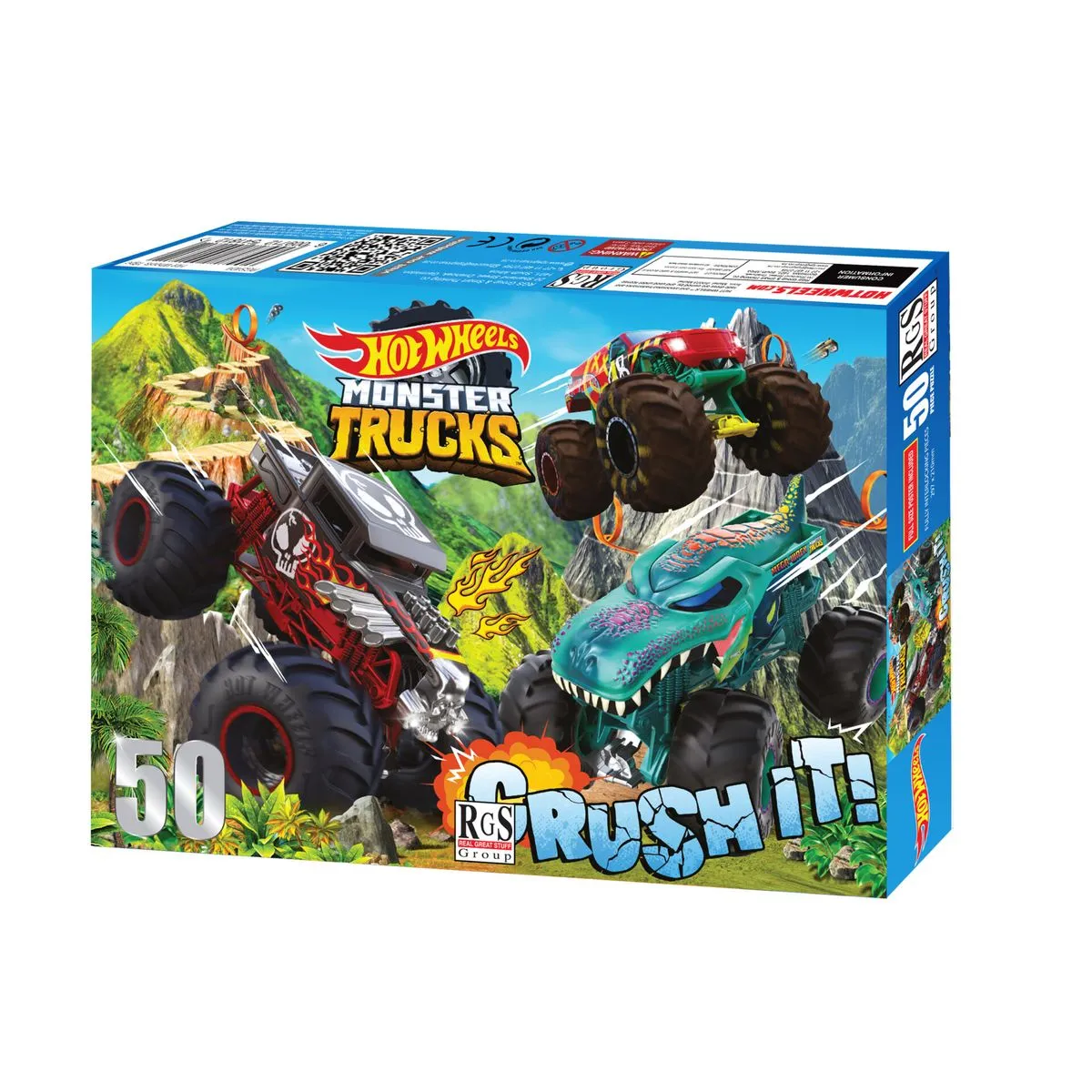 RGS Group Hot Wheels Crush It 50 Piece Jigsaw Puzzle
