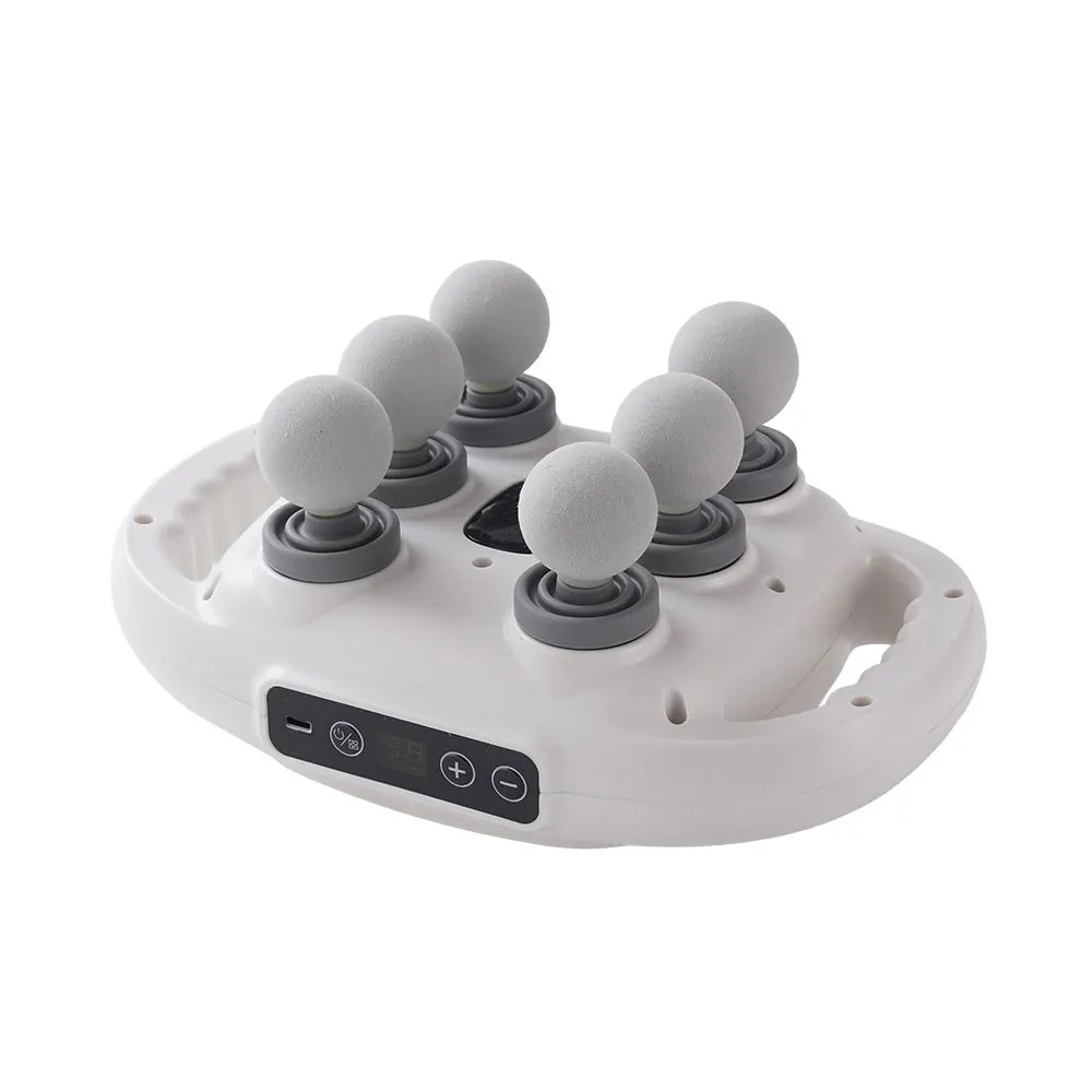 6 Heads for Deep Tissue Fascia & Muscle Relaxation Electric Massage Gun
