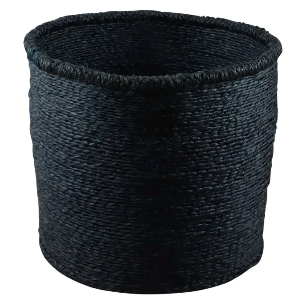 Ward Grey Black Indoor Large Basket