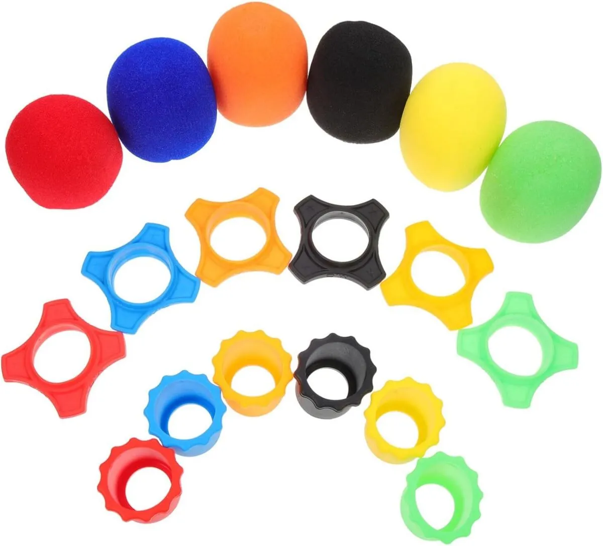 Mic Stand Accessories Kit Sponge Covers Rolling Rings Rod Sleeves For Mic