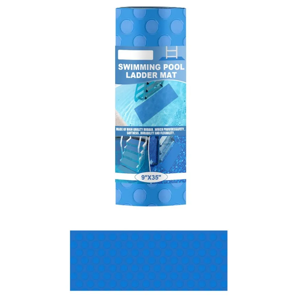 Swimming Pool Ladder Mat Non-Slip Safety Pad compatible with Bathroom