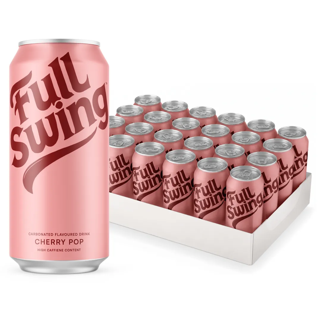 Full Swing Alternative Energy Drink Cherry Pop (24 x 440ml)