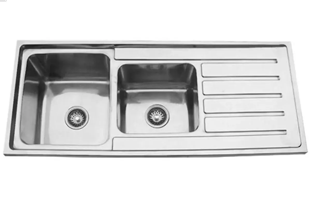 Sillago Soyla Double Bowl Counter Top Sink