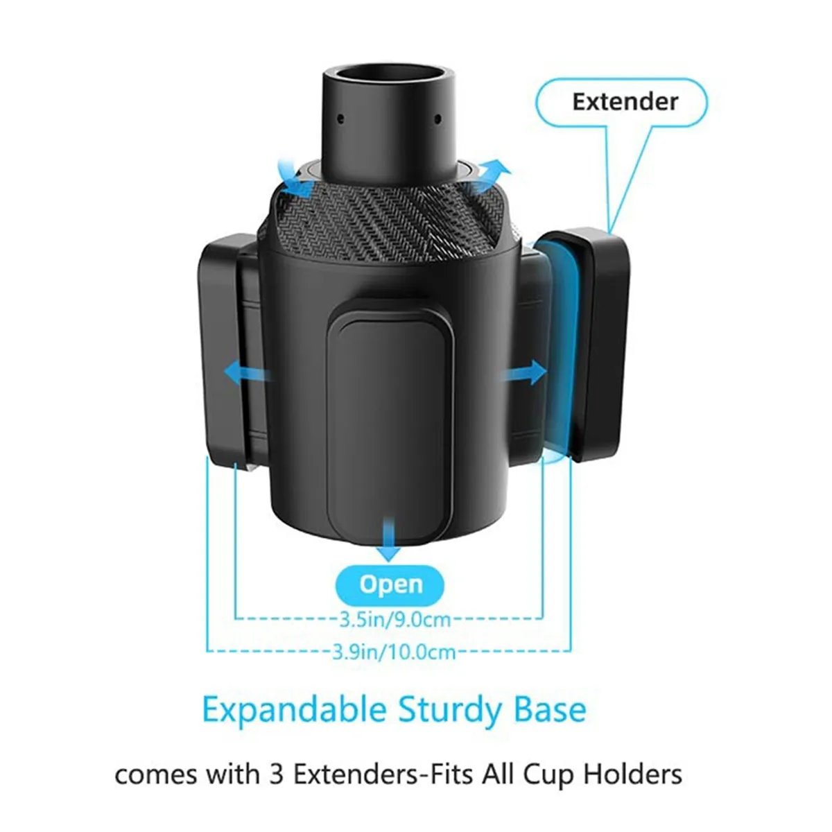 3 in 1 Multifunctional Car Drinks Holder Cup Compatible with Universal