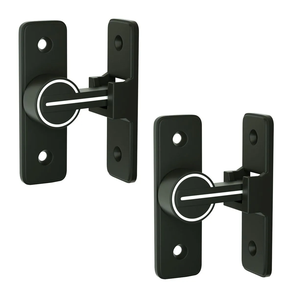 Barn Door Lock Latch Hardware - Luminous Gate Latch - 2 Pack