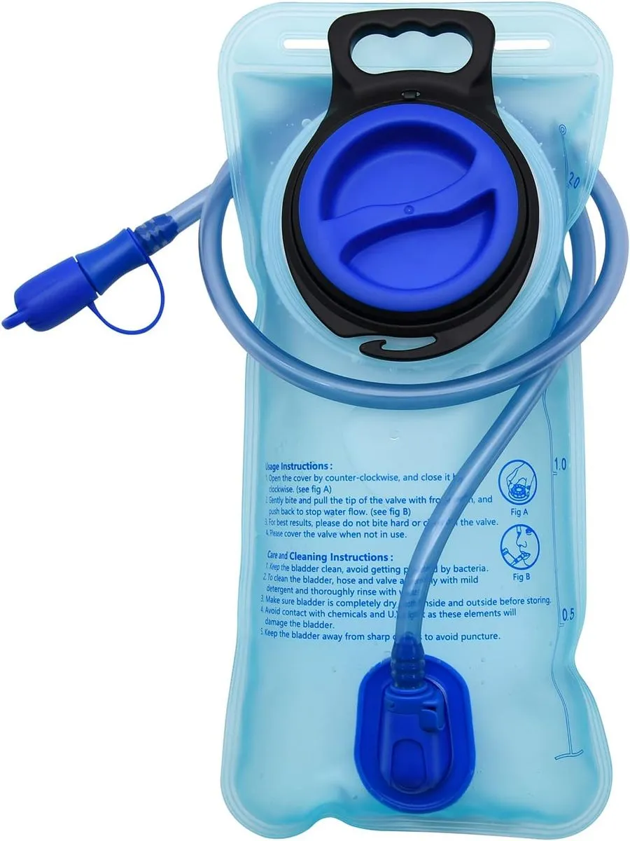2L Hydration Bladder, Large Opening Water Storage Bladder Bag, for Cycling
