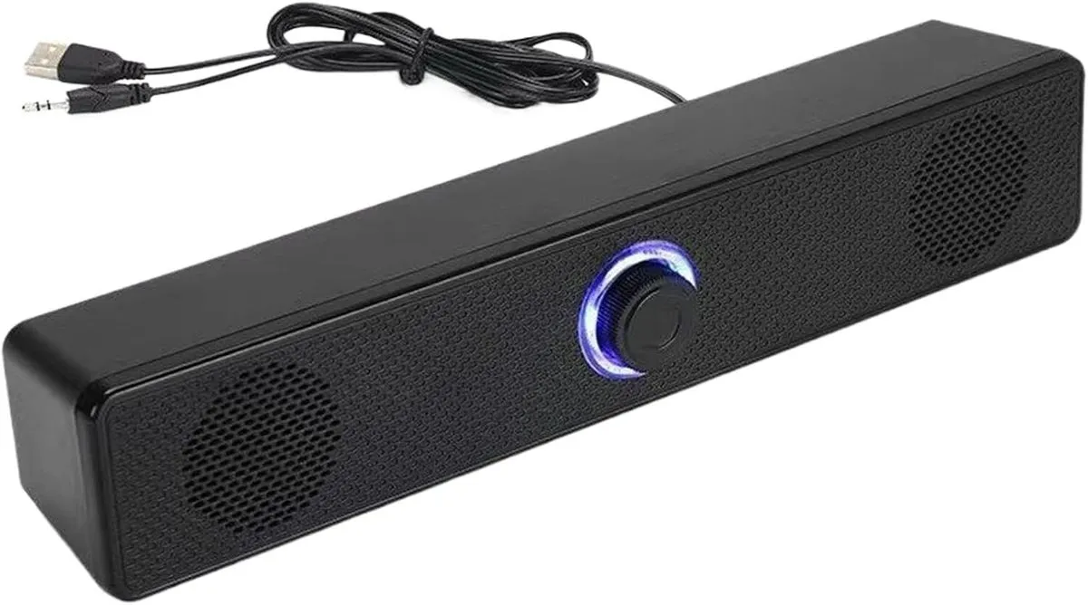11.6" Mini Wireless Soundbar - High-Fidelity Desktop & TV Speaker