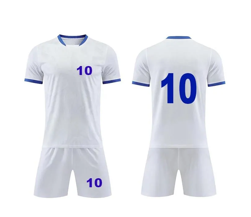 Soccer Kit - 15 Set White With Blue Printing