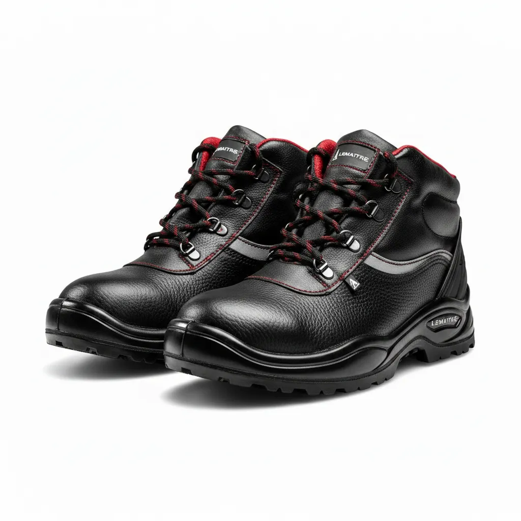 Lemaitre - Maximus Black Safety Boots with Composite Toe, Size 8 - 2 Pack