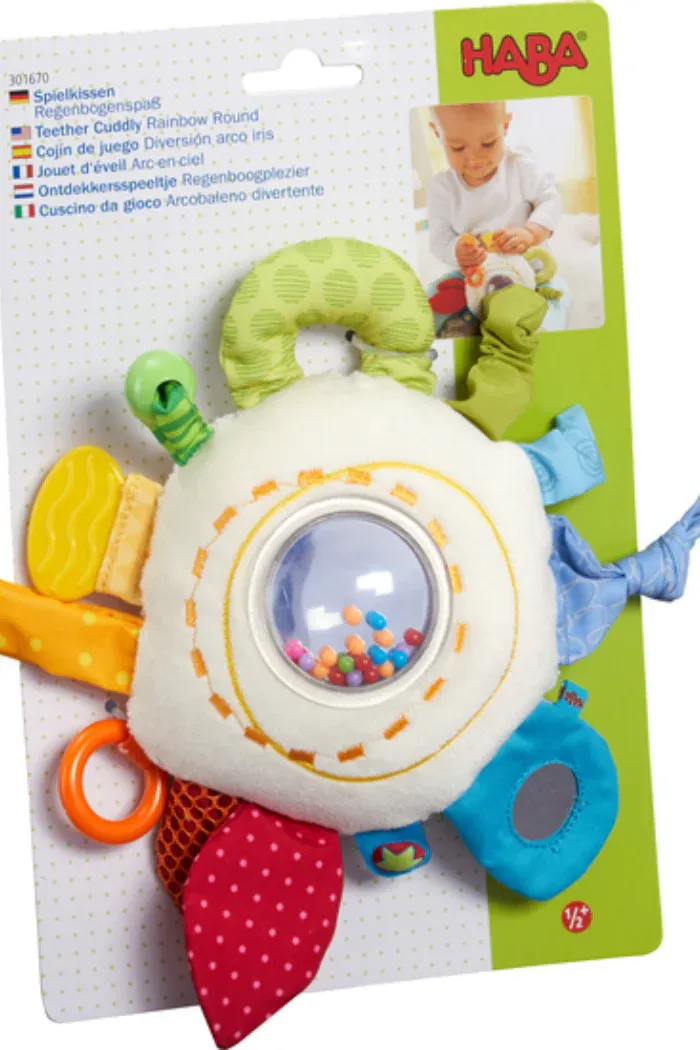 Haba The Teether Cuddly Rainbow Round