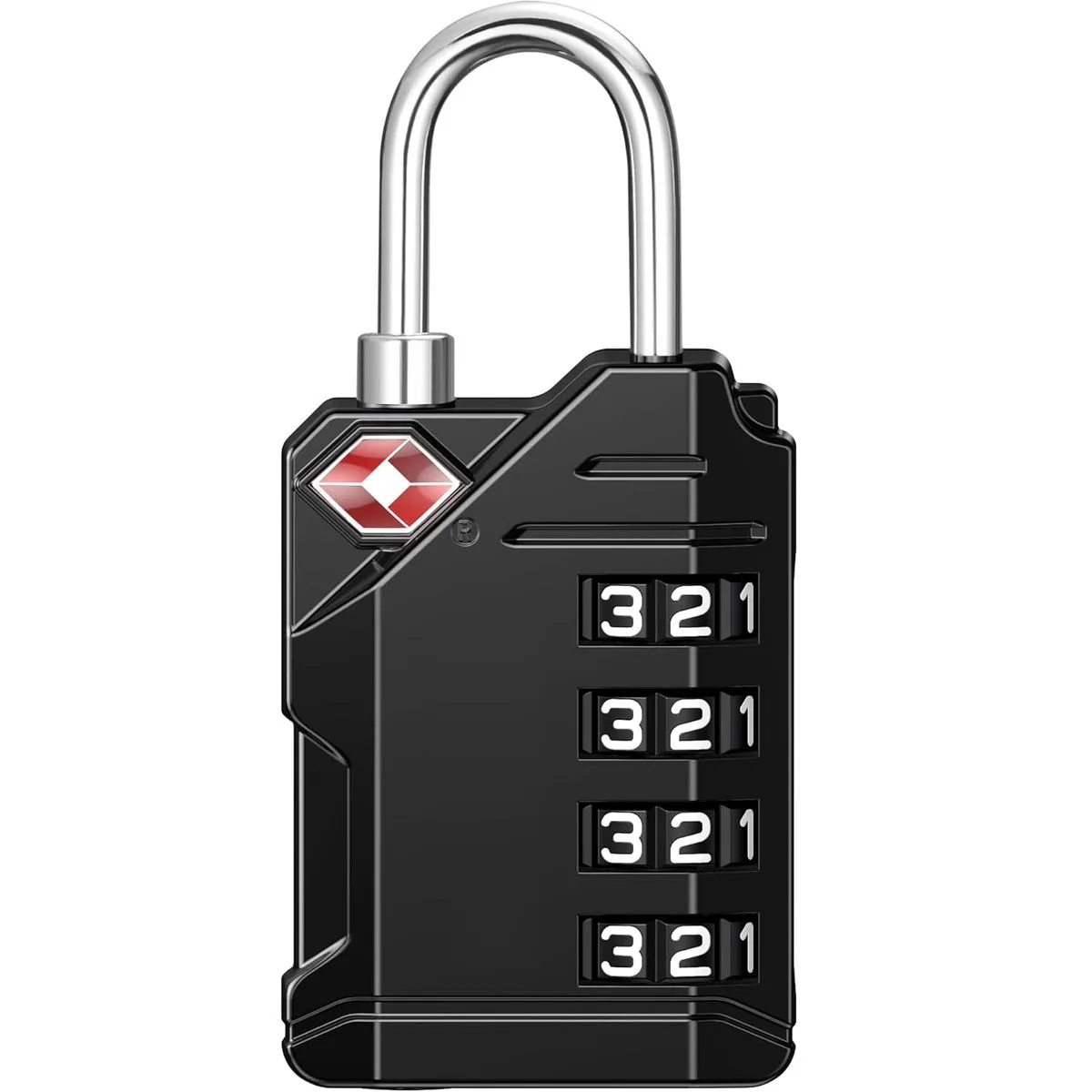 TSA Approved Travel Luggage Locks 4 Digit Resettable Combination Code Lock
