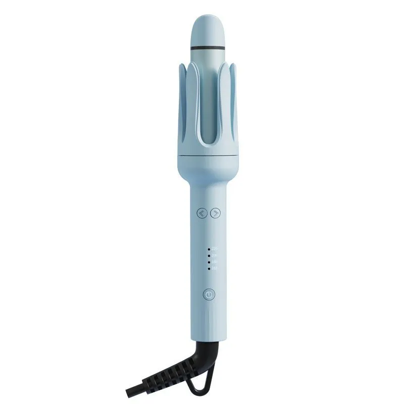 2-in-1 Automatic Curling Iron & Straightener 32MM Lazy Big Curl - Blue