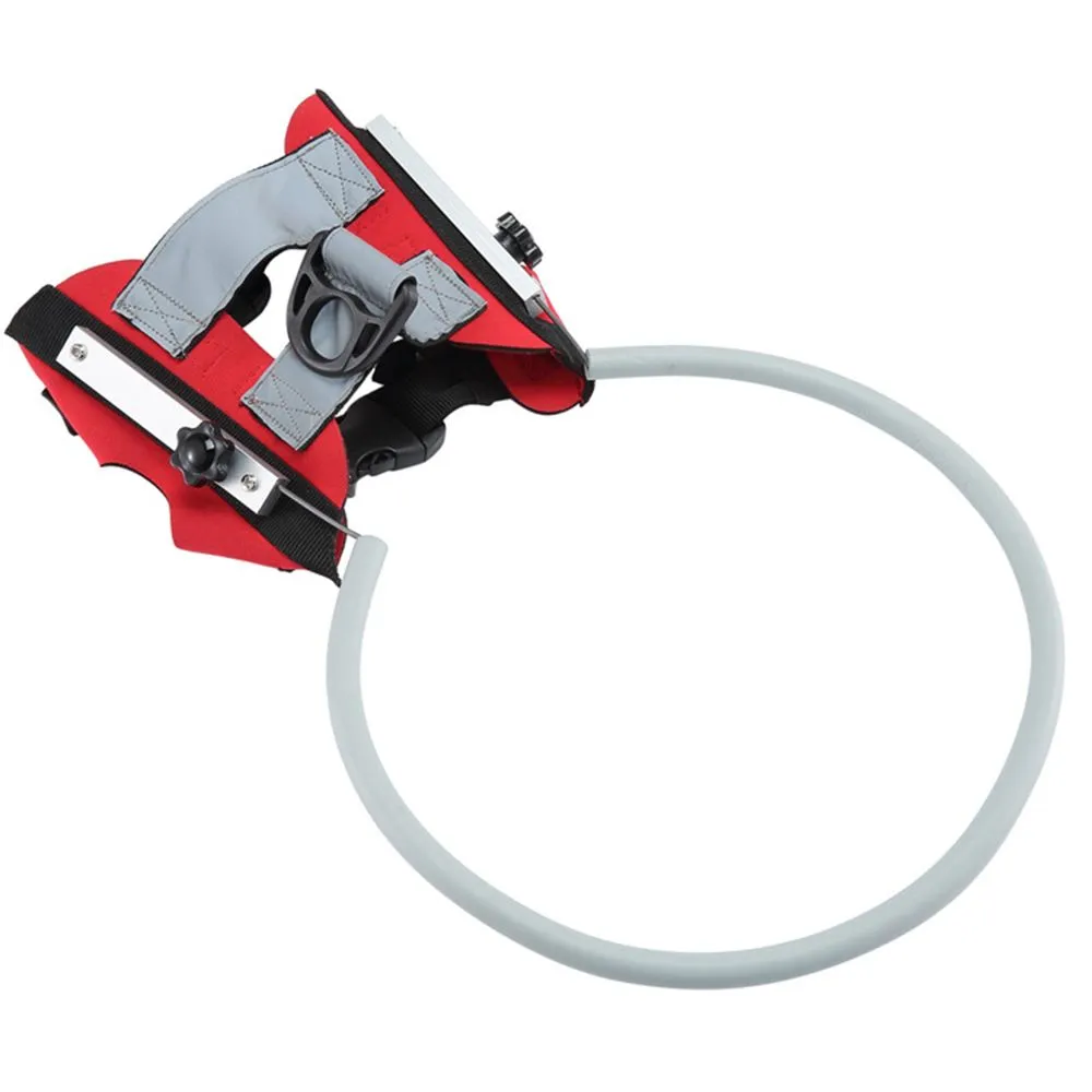 Adjustable Anti-Collision Head Protection Ring for Blind Pet Dog - Red