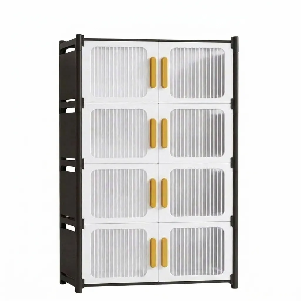 4-Tier Dust-Proof Shoe Cabinet