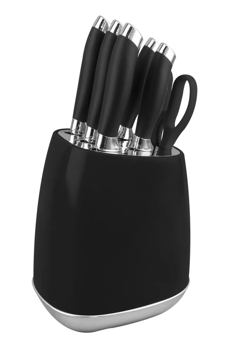 Royal Homeware Retro 7pc Knife Set - Black