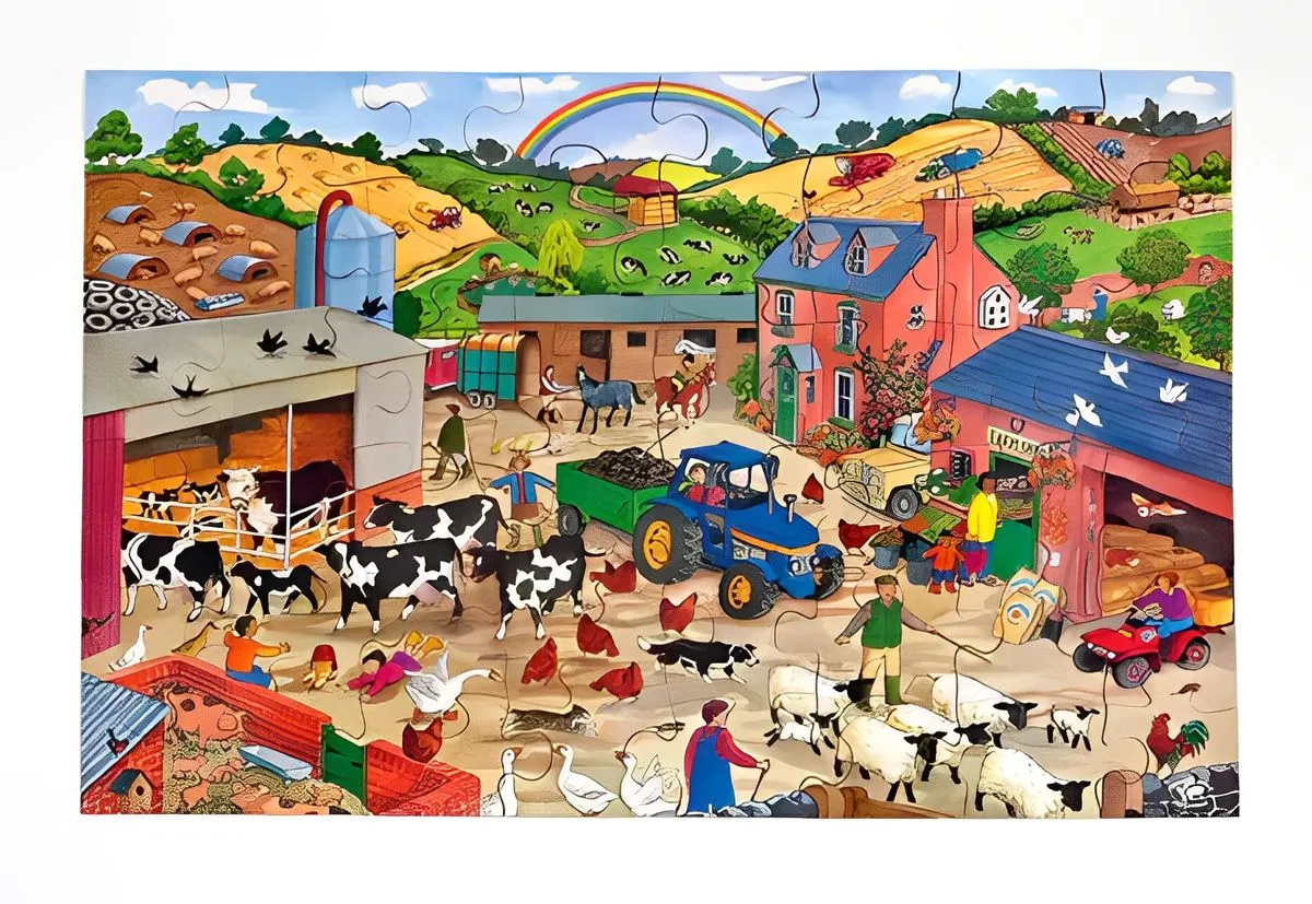 Floor Puzzle - Farmyard