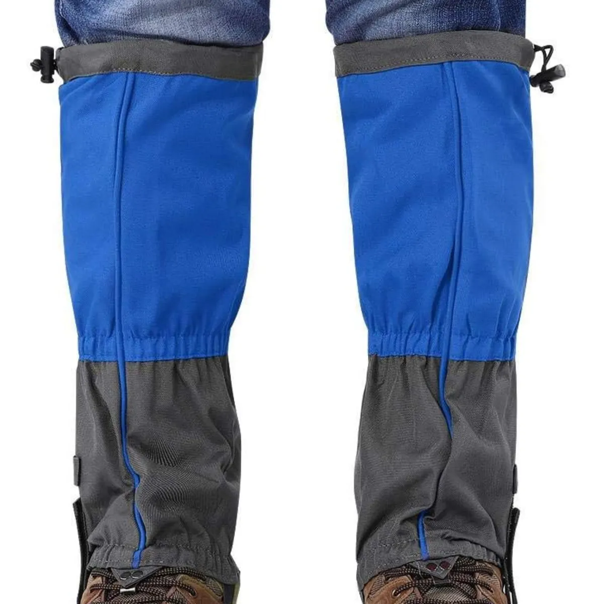 Leg Gaiter Leg Guards Cover Camping Hiking Boot Hunting Outdoor Waterproof - Blue