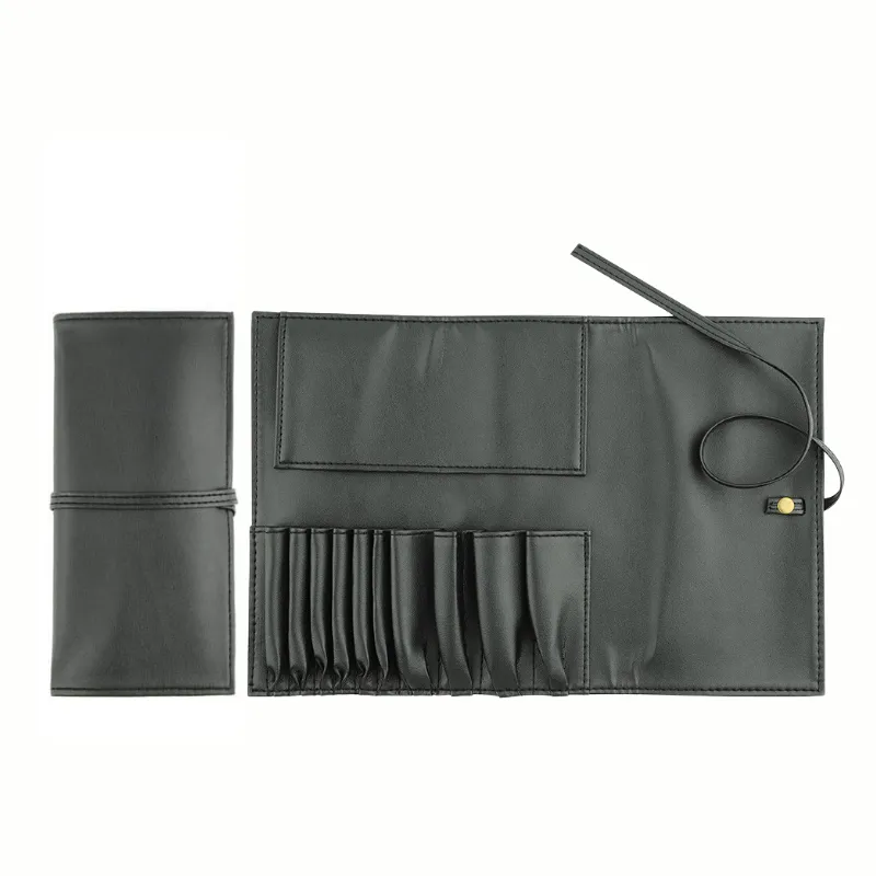 Foldable Travel Cosmetic Brush Holder Organiser Pouch