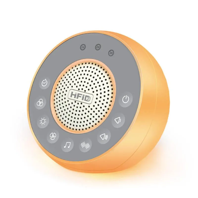 NEPZ White Noise Machine - 31 Sounds & 8-Color Night Light