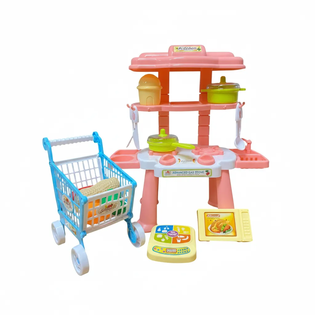 Miniature Kitchen Building Kit with Stove and Furniture