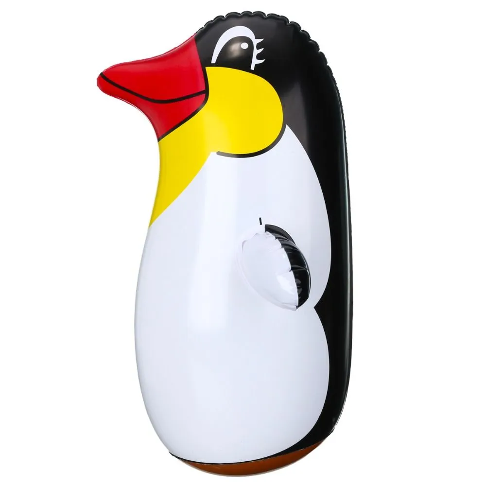 Inflatable Penguin Tumbler - Black