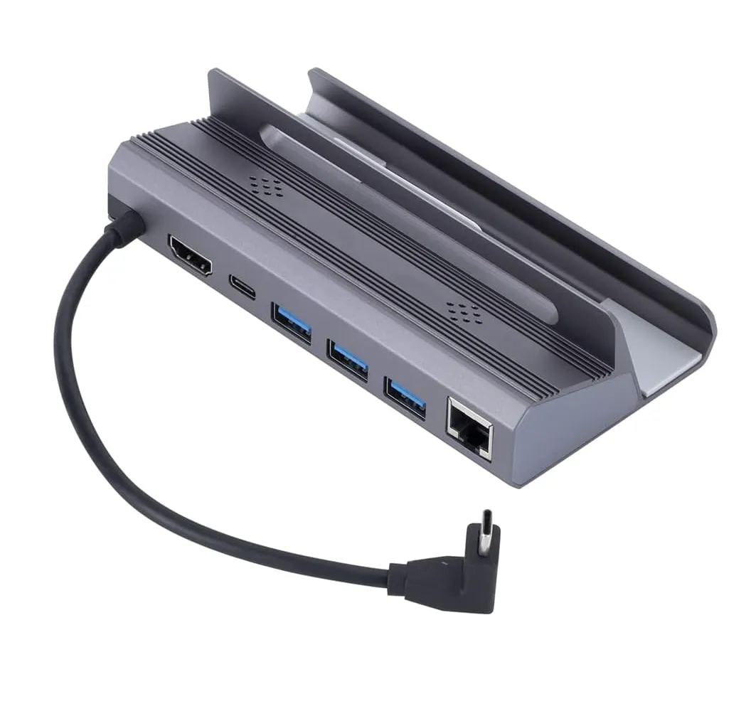 Docking Station for Steam Deck Game Consoles,6-in-1 Dock Hub w/ 4K HDMI