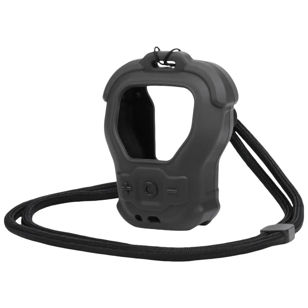 Silicone Protective Cover For Wearable Speaker With Anti Slip Clip And - Black