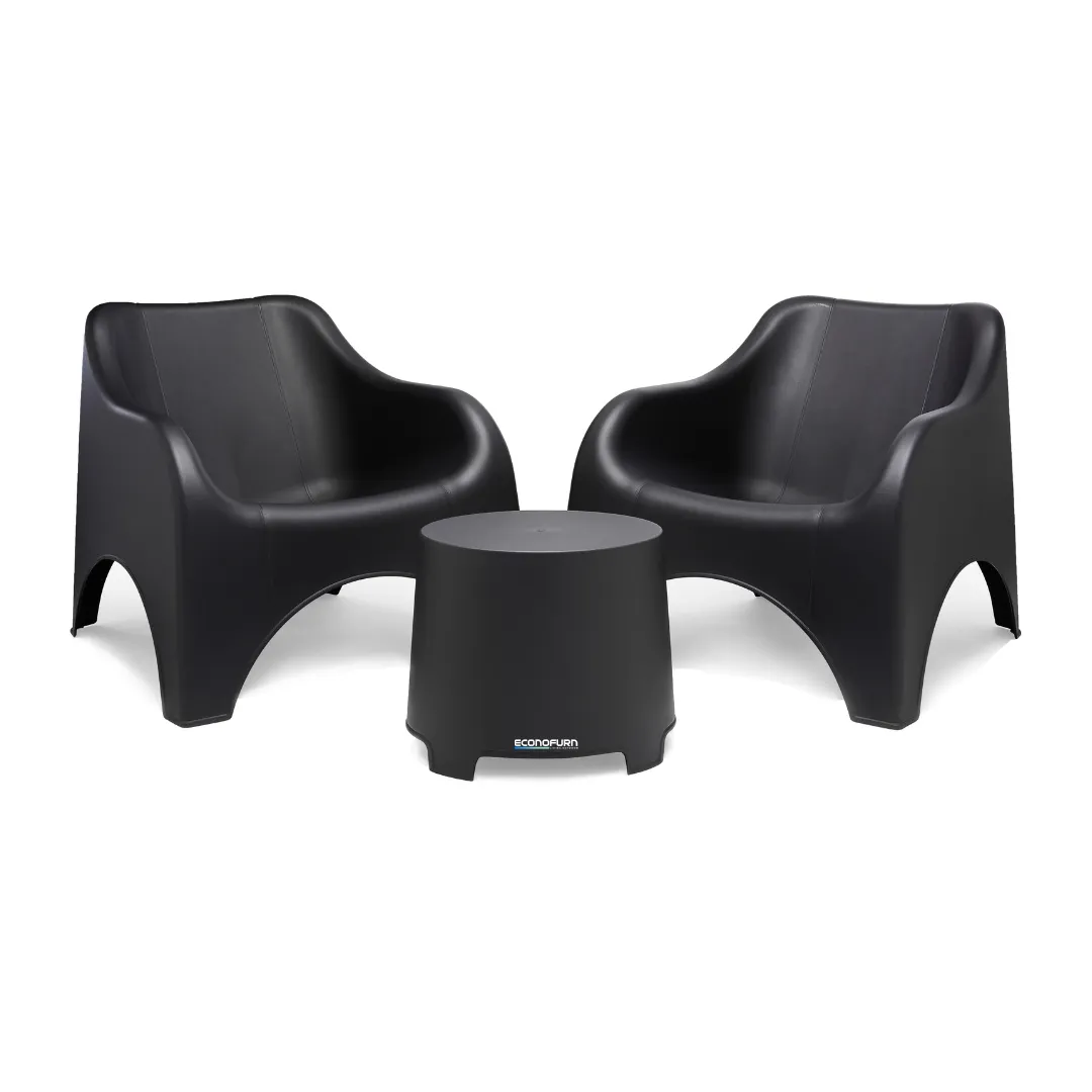 ECONOFURN Progarden Cloud 3 Piece Patio / Balcony Set