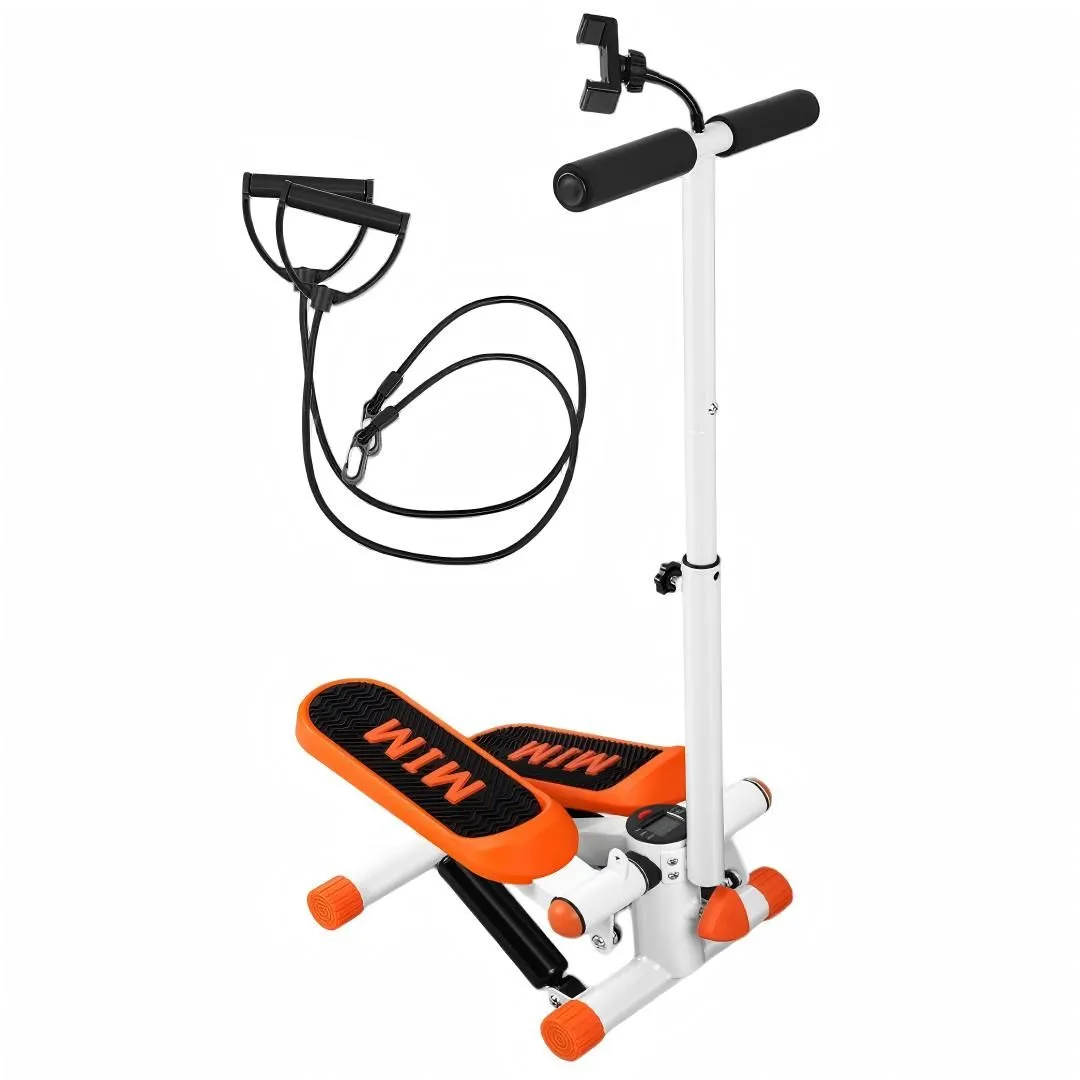 Exercise Stepper with Handle and Resistance Strap - Maximum load 120 kg