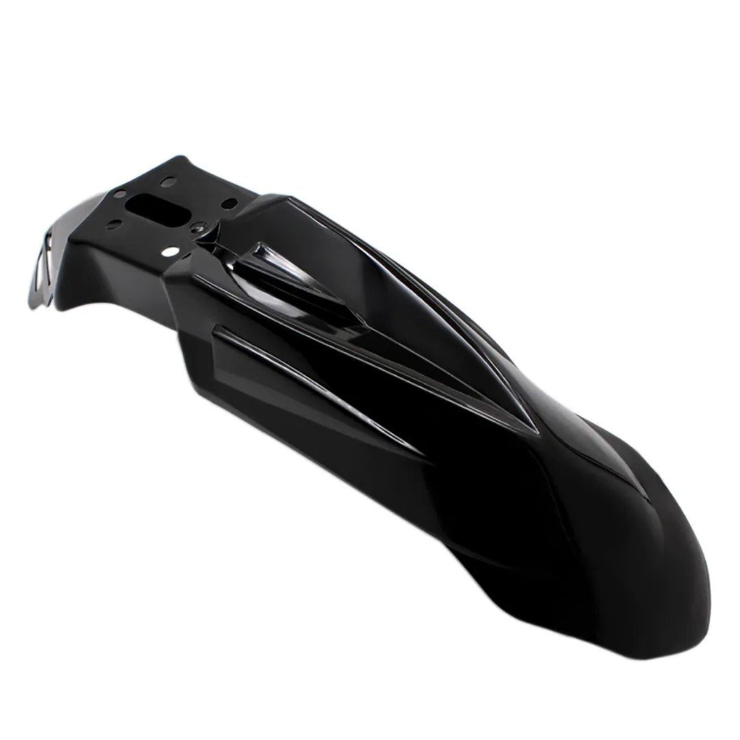 Universal Motorcycle Front Fender/Mudguard - Black
