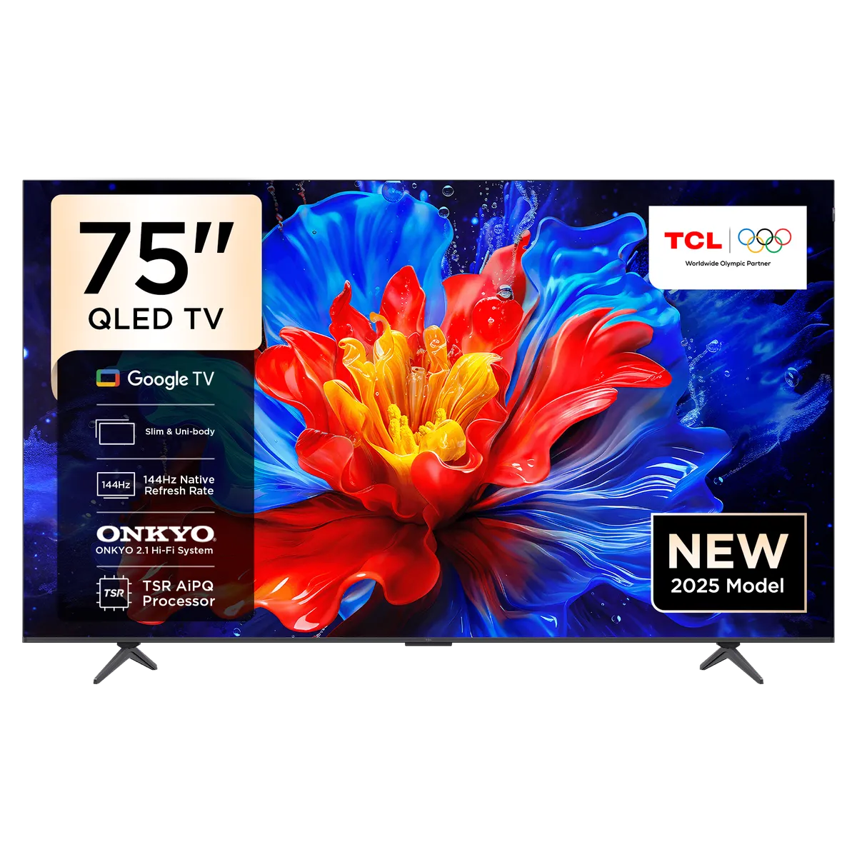 TCL 75" P8K 144Hz 4K QLED Google Smart TV