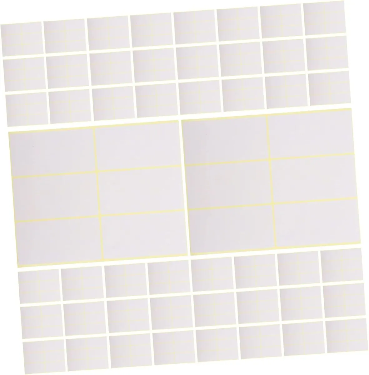 180pcs Blank Sticky Labels Self-Adhesive Name Stickers for Easy