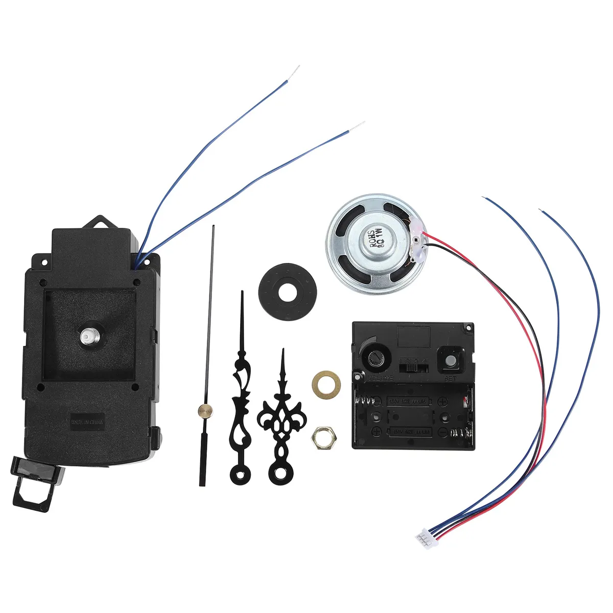 Pendulum Clock Movement with Music Box Speaker,Melody Mechanism for DIY