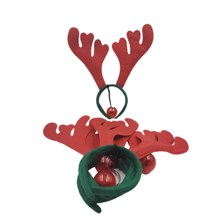 Reindeer Christmas Hats - Pack of 4