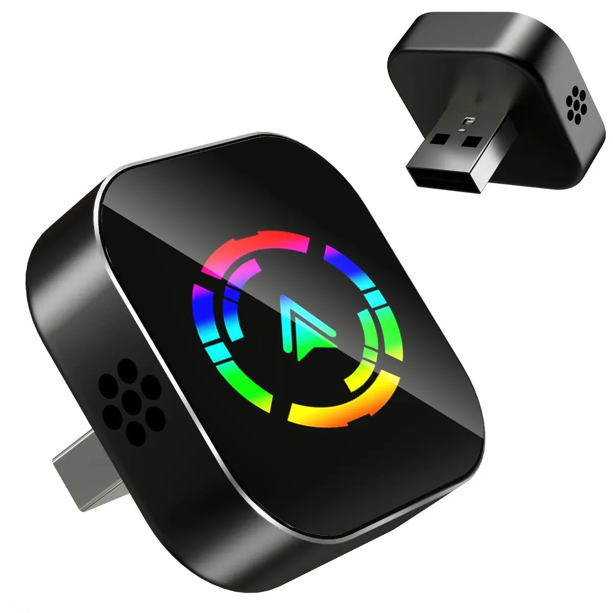 Wireless CarPlay & Android Auto Adapter 2-in-1 USB Plug & Play