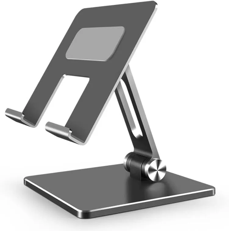 Tablet Stand for Desk, Foldable Portable Tablet Stands, Aluminum