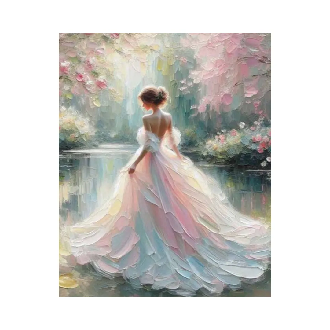 Where Dreams Wear Dresses Paint by Number Kit for Adults/Beginners